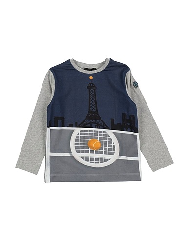 MONNALISA T-shirt Grigio 96% Cotone, 4% Elastan