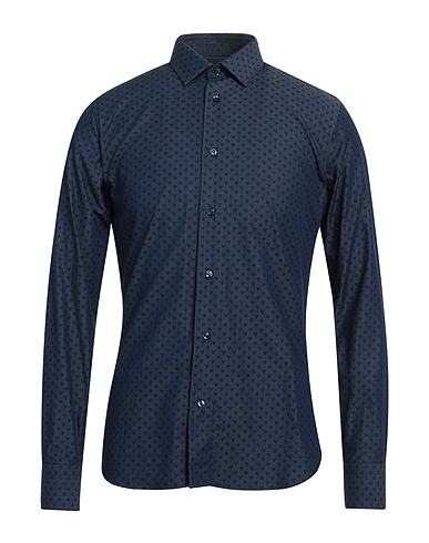 ANGELO NARDELLI Patterned shirt BLU NAVY 100% Cotton