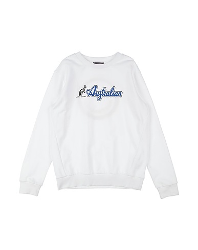 AUSTRALIAN Sweatshirt White 100% Cotton