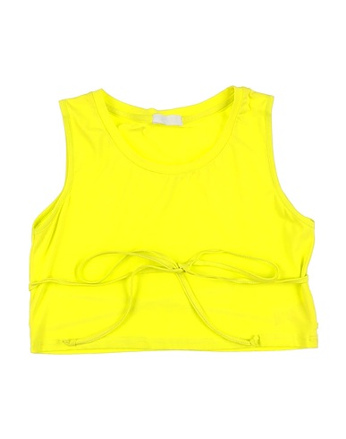 FUN & FUN T-shirt Lime green 95% Cotton, 5% Elastane