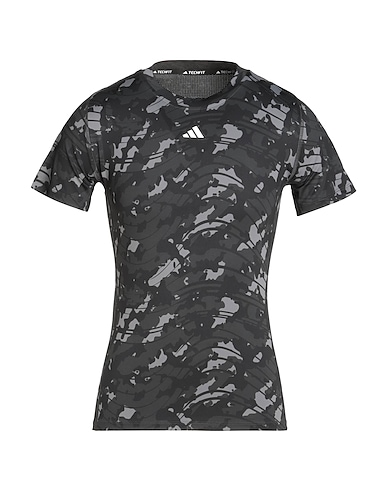 ADIDAS T-shirt TF AOP TEE
 Charcoal 88% Recycled polyester, 12% Elastane