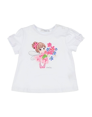 LOLETA T-shirt Blanc 95% Coton, 5% Élasthanne