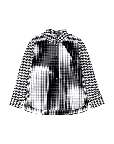 DONDUP Patterned shirts & blouses Black 100% Cotton