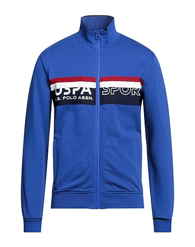 U.S.POLO ASSN. Sweatshirt Bright blue 85% Cotton, 15% Viscose