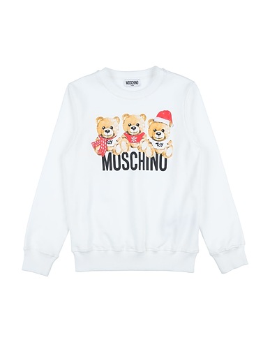 MOSCHINO KID Sweatshirt Cream 97% Cotton, 3% Elastane