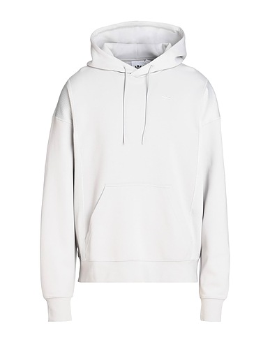 ADIDAS ORIGINALS Hooded track jacket  ADV RIB UF HDY
 Light grey 66% Cotton, 34% Recycled polyester