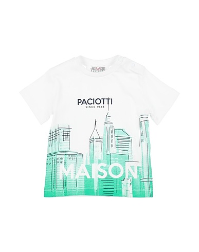 PACIOTTI 4US T-shirt White 100% Cotton