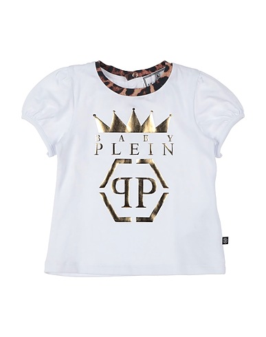 PHILIPP PLEIN T-shirt White 95% Cotton, 5% Elastane