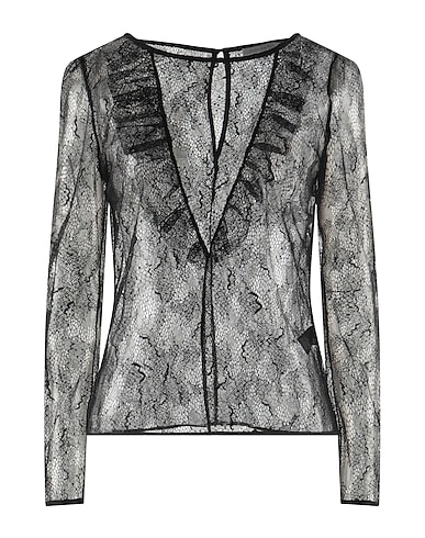 PATRIZIA PEPE Top Black 100% Polyester