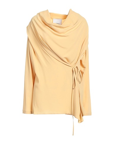 ERIKA CAVALLINI Top Beige 65% Acetate, 35% Silk