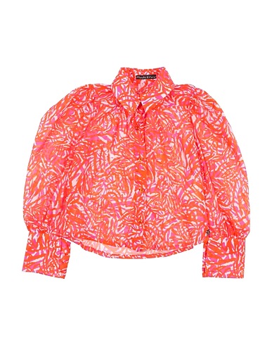 MANILA GRACE Patterned shirts & blouses Orange 100% Cotton
