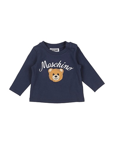 MOSCHINO BABY T-shirt Blu notte 95% Cotone, 5% Elastan