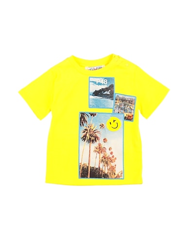 PACIOTTI 4US T-shirt Yellow 100% Cotton