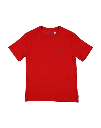 POLO RALPH LAUREN T-shirt Cotton Jersey Crewneck Tee Rust 100% Cotton