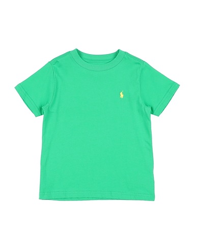 POLO RALPH LAUREN T-Shirt Cotton Jersey Crewneck Tee Säuregrün 100% Baumwolle