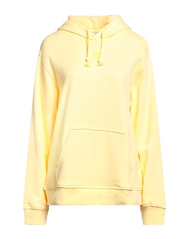 ADIDAS ORIGINALS Hooded track jacket  Yellow 100% Cotton