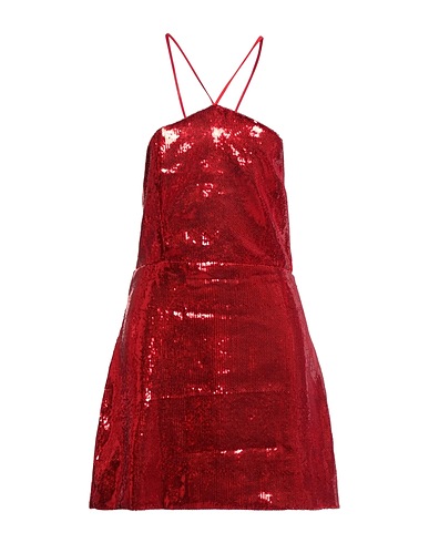 GLAMOROUS Sequin dress Red 100% Polyester