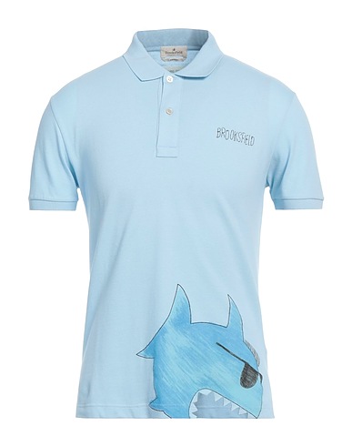 BROOKSFIELD Polo Celeste 95% Cotone, 5% Elastan