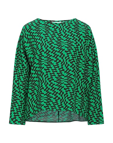 ATTIC AND BARN Top Green 68% Viscose, 32% Silk