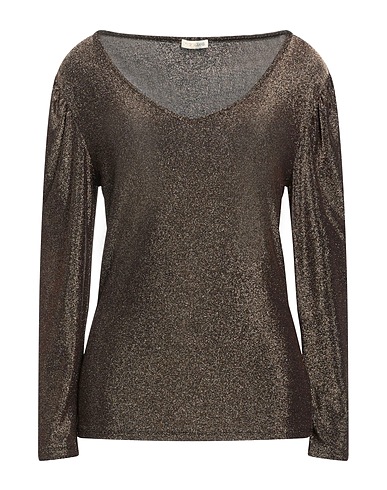 FRACOMINA T-shirt Bronzo 50% Nylon, 45% Lurex®, 5% Elastan