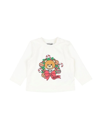MOSCHINO BABY T-shirt White 95% Cotton, 5% Elastane