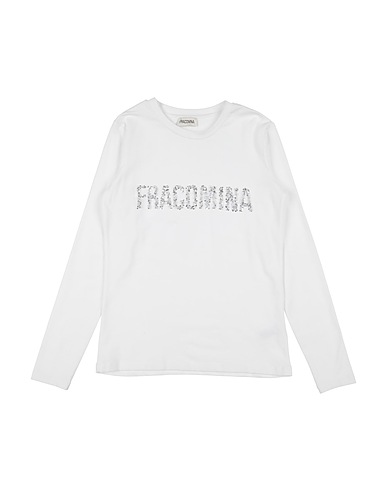 FRACOMINA MINI T-Shirt Weiß 95% Baumwolle, 5% Elastan