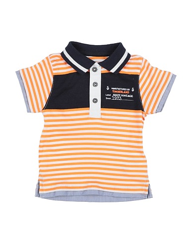 TIMBERLAND Polo shirt Orange 100% Cotton
