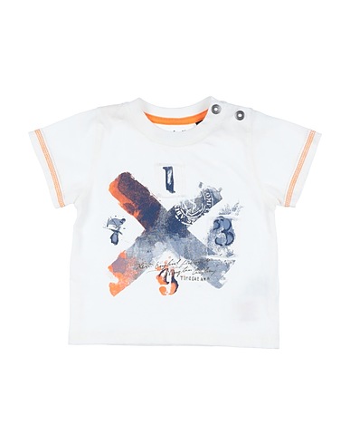 TIMBERLAND T-shirt Ivory 100% Cotton, Elastane