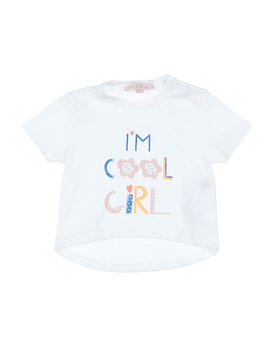 PLEASE T-shirt Off white 100% Cotton