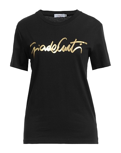 GIADA CURTI RESORT T-shirt Black 100% Cotton