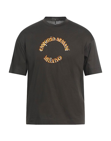 EMPORIO ARMANI T-shirt Verde scuro 100% Cotone