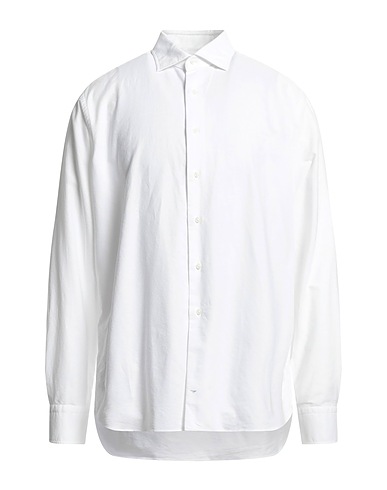 GRIGIO Camicia tinta unita Bianco 100% Cotone