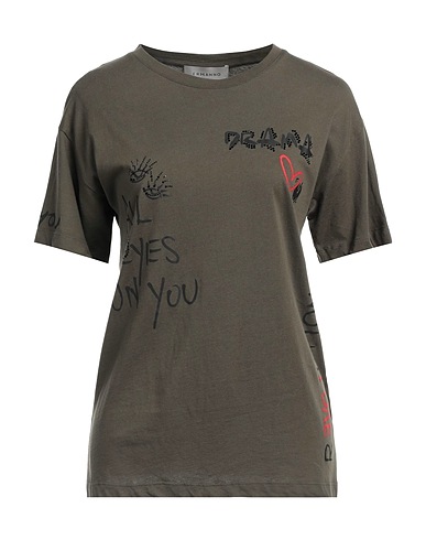 ERMANNO FIRENZE T-shirt Military green 100% Cotton
