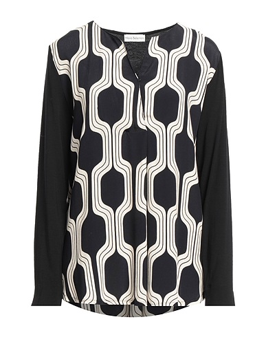MARIA BELLENTANI Top Black 100% Viscose, Elastane