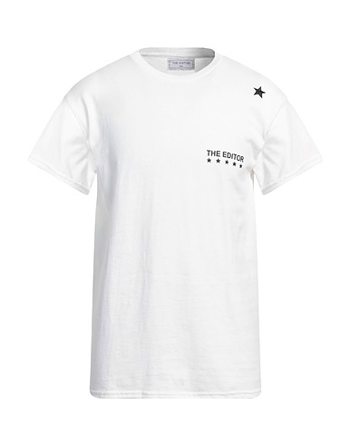 THE EDITOR T-Shirt Weiß 100% Baumwolle