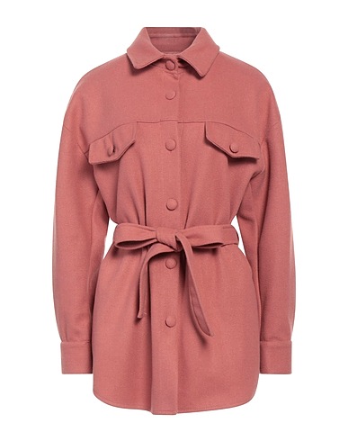 LJVE Solid colour shirts & blouses Antique rose 97% Polyester, 3% Elastane