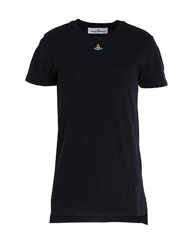 VIVIENNE WESTWOOD Basic T-shirt Black 100% Cotton