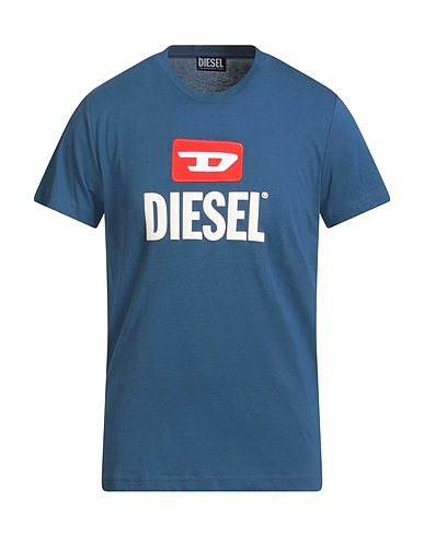 DIESEL T-shirt Slate blue 100% Cotton