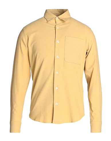 SANDRO Camisa lisa Amarillo pastel 100% Algodón