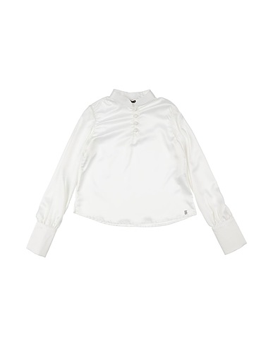 MANILA GRACE Top BIANCO 97% Polyester, 3% Elastane
