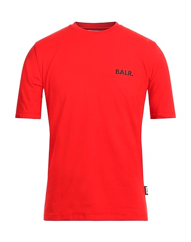 BALR. T-shirt Red 95% Cotton, 5% Elastane