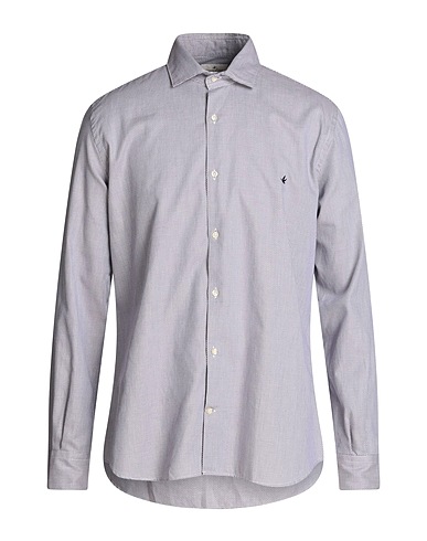 BROOKSFIELD Patterned shirt Off white 100% Cotton