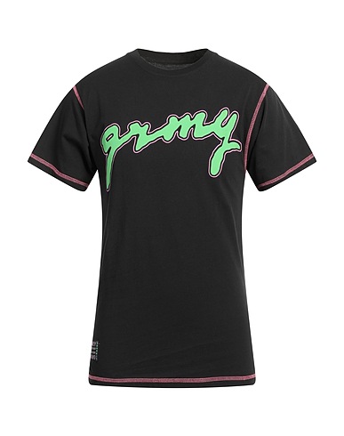 GRMY T-shirt Μαύρο 100% Βαμβάκι