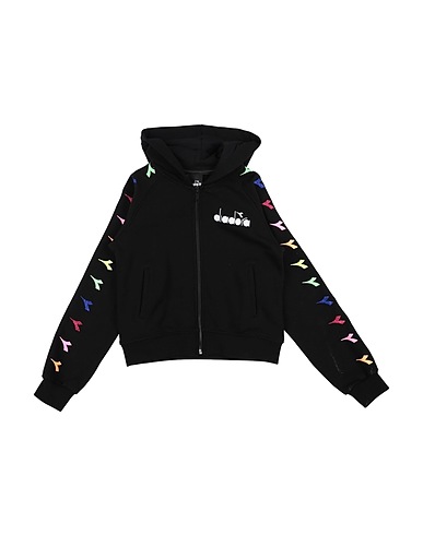 DIADORA Sweatshirt Black 100% Cotton