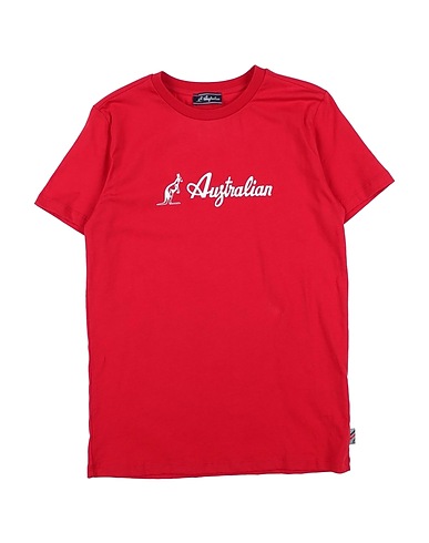 AUSTRALIAN T-shirt Rosso 100% Cotone