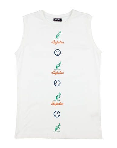 AUSTRALIAN Tank top White 100% Cotton