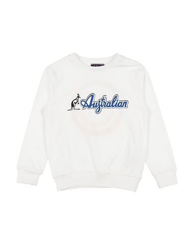 AUSTRALIAN Sweatshirt White 100% Cotton