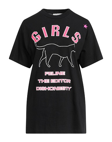 THE EDITOR T-shirt Black 100% Cotton
