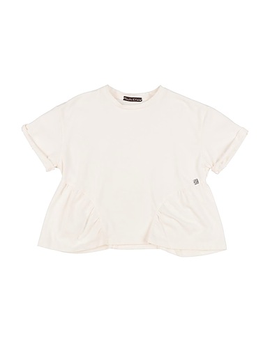 MANILA GRACE T-shirt Ivory 90% Cotton, 10% Elastane
