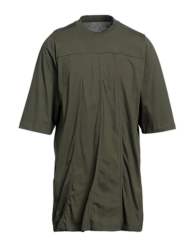 RICK OWENS T-shirt Verde militare 100% Cotone